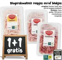 Boon`s Markt Slagerskwaliteit reepjes en/of blokjes aanbieding