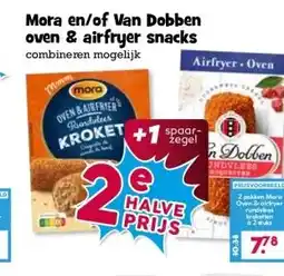 Boon`s Markt Mora en/of Van Dobben oven & airfryer snacks aanbieding