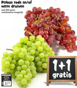 Boon`s Markt Pitloze rode en/of witte druiven aanbieding