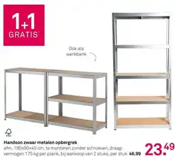 Karwei Handson zwaar metalen opbergrek aanbieding