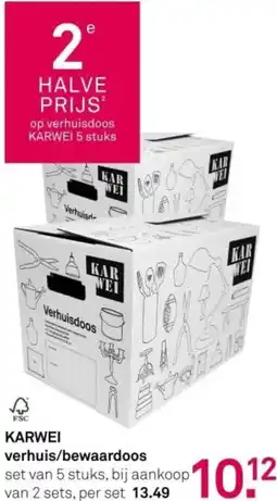 Karwei Karwei verhuis/bewaardoos aanbieding