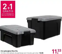 Karwei Iris opbergbox New Sia aanbieding