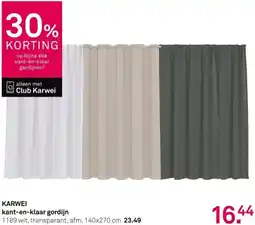 Karwei Karwei kant-en-klaar gordijn aanbieding