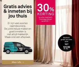 Karwei Maatwerk gordijn aanbieding