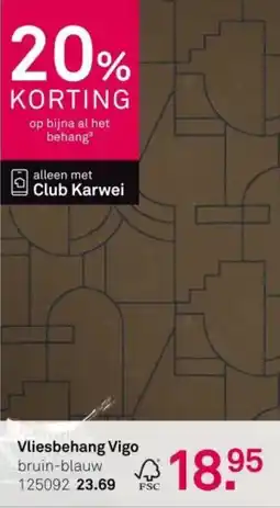 Karwei Vliesbehang Vigo aanbieding