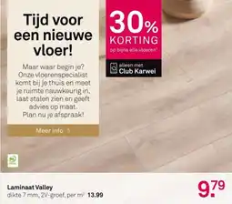 Karwei Laminaat Valley aanbieding