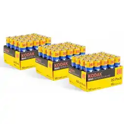 ANWB Kodak Batterijen 60 AAA Geel aanbieding