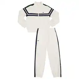 Foot Locker Lacoste Front Stripe Croc Trainingspakken Kinder - Wit - Maat 130 - 140 CM - Poly Woven aanbieding