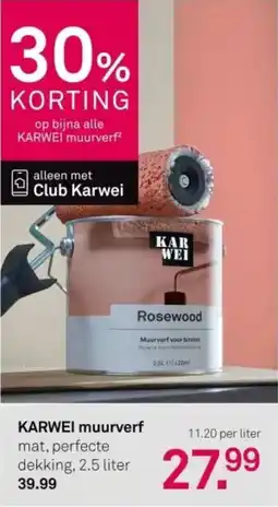 Karwei Karwei muurverf aanbieding