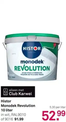 Karwei Histor Monodek Revolution aanbieding