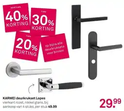 Karwei KARWEI deurkrukset Lopes aanbieding