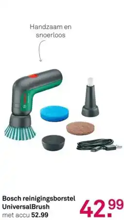 Karwei Bosch reinigingsborstel UniversalBrush aanbieding