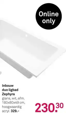 Karwei Inbouw duo ligbad Zephyra aanbieding