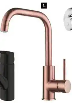 Karwei Atlantic keukenkraan Olivier Red gold aanbieding