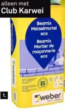 Karwei Weber metselmortel eco aanbieding