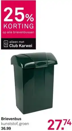 Karwei Brievenbus aanbieding