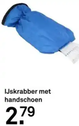Karwei IJskrabber met handschoen aanbieding