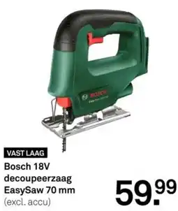 Karwei Bosch 18V decoupeerzaag EasySaw 70 mm aanbieding