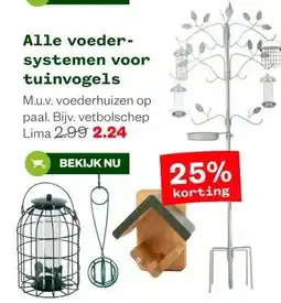 Welkoop Alle voeder- systemen voor tuinvogels aanbieding