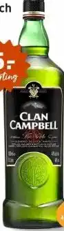 Gall & Gall Clan Campbell Blended Scotch Whisky 100CL aanbieding
