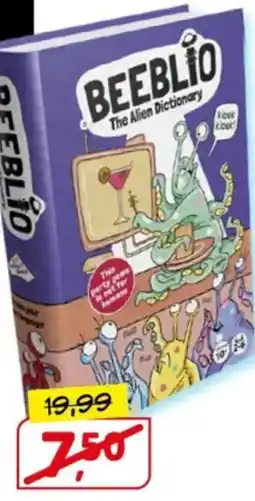 Boekenvoordeel Beeblio The Alien Dictionary aanbieding