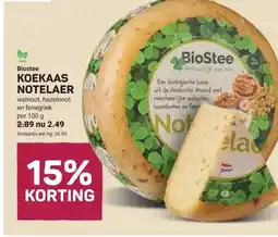 Ekoplaza KOEKAAS NOTELAER aanbieding