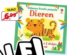 Boekenvoordeel Usborne Eerste puzzels Dieren aanbieding