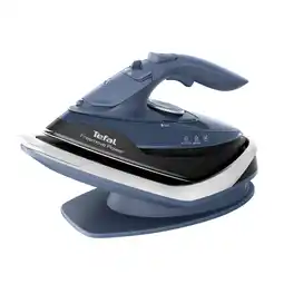 MediaMarkt Tefal Fv6675 Freemove Power Draadloos Stoomstrijkijzer Blauw aanbieding
