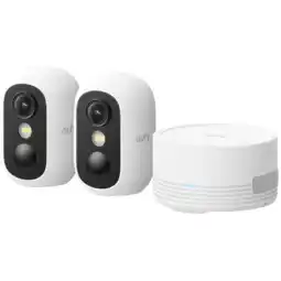 MediaMarkt Eufy Eufycam C35 2-cam Kit Wit Slimme Binnen- / Buitencamera aanbieding
