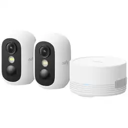 MediaMarkt Eufy Eufycam C35 2-cam Kit Wit Slimme Binnen- / Buitencamera aanbieding