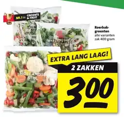 Nettorama Roerbak- groenten aanbieding