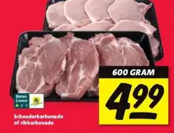 Nettorama Schouderkarbonade of ribkarbonade aanbieding