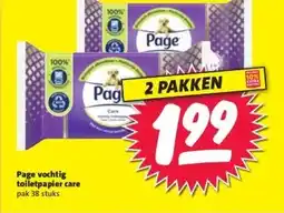 Nettorama Page vochtig toiletpapier care aanbieding