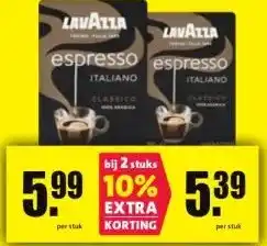 Nettorama LAVAZZA espresso aanbieding