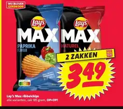 Nettorama Lay's Max ribbelchips aanbieding