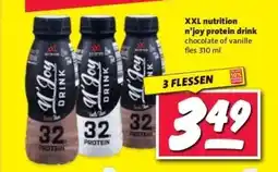 Nettorama XXL nutrition n'joy protein drink aanbieding