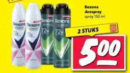 Nettorama Rexona deospray aanbieding
