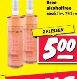 Nettorama Bree alcoholfree rosé aanbieding