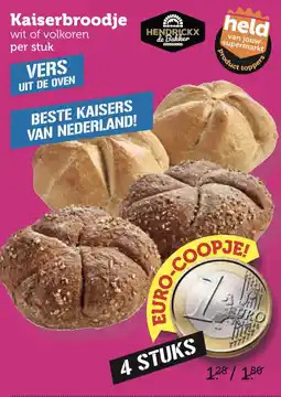 Coop Kaiserbroodje aanbieding