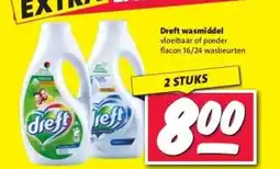 Nettorama Dreft wasmiddel aanbieding