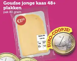 Coop Goudse jonge kaas 48+ plakken aanbieding