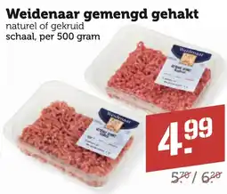 Coop Weidenaar gemengd gehakt aanbieding