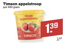 Coop Timson appelstroop aanbieding