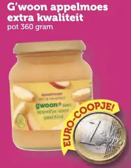 Coop G'woon appelmoes extra kwaliteit aanbieding