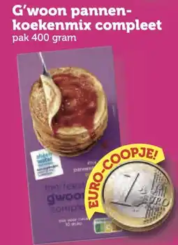 Coop G'woon pannen- koekenmix compleet aanbieding