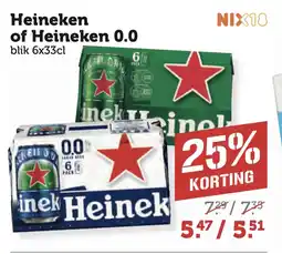 Coop Heineken of Heineken 0.0 aanbieding