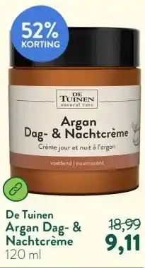 Holland & Barrett Argan Dag- & Nachtcrème aanbieding