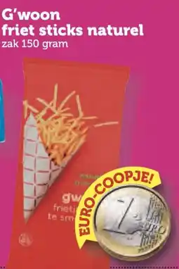 Coop Gwoon friet sticks naturel aanbieding