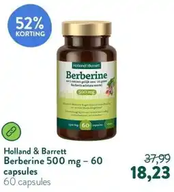 Holland & Barrett Berberine 500 mg – 60 capsules aanbieding