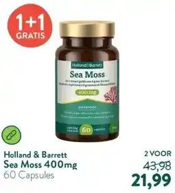 Holland & Barrett Sea Moss 400mg aanbieding